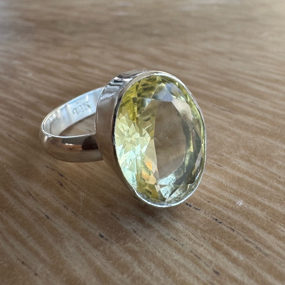 NWOT Sundance Texan Sun Ring, Citrine, Sterling Silver - Picture 2 of 7